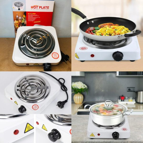 Single Burner Electric Stove – Compact & Easy-to-Clean Hot Plate for Home & Travel