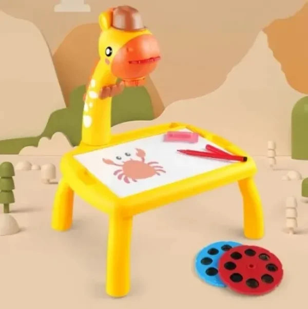 Giraffe Mini Art Projector Board – LED Drawing Table for Kids
