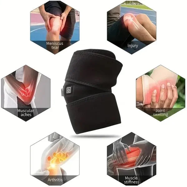 Rechargeable Knee Massager β Heating Pad & Vibration Therapy for Pain Relief