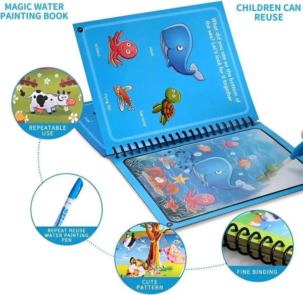 Magic Water Painting Book