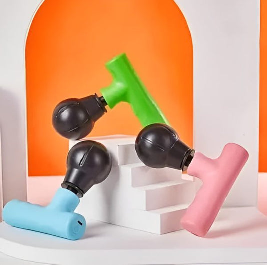 Mini Deep Tissue Massager – Portable & Rechargeable Relief Gun