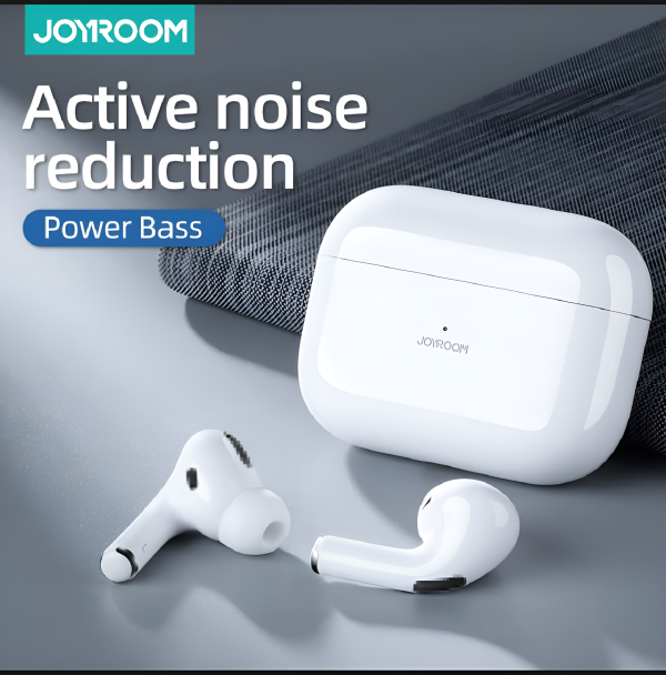 Joyroom AirPods Pro 2 (JR‑T03S Pro 2) – ANC True Wireless Earbuds with Silicone Case