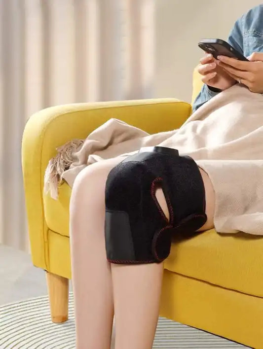 Rechargeable Knee Massager – Heating Pad & Vibration Therapy for Pain Relief