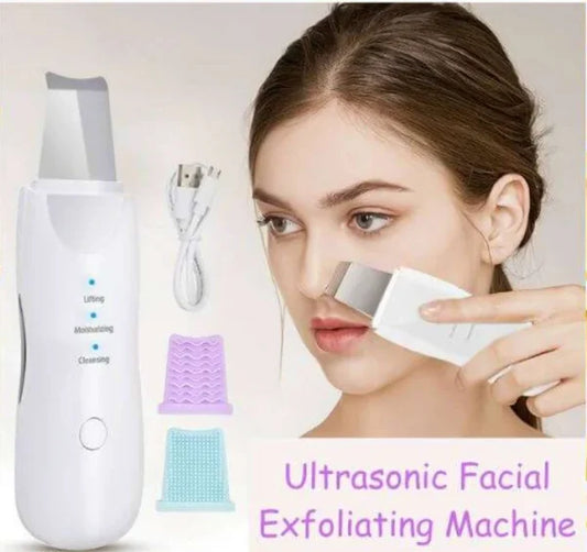 Zellix™ Ultrasonic Blackhead Remover – Deep Cleansing Leather Shovel Tool