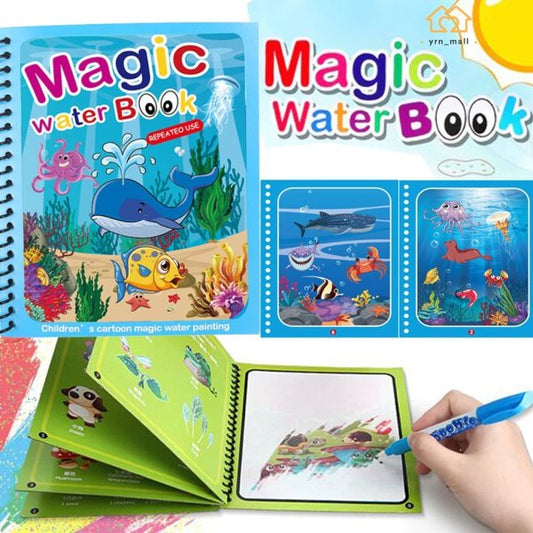 Magic Water Painting Book