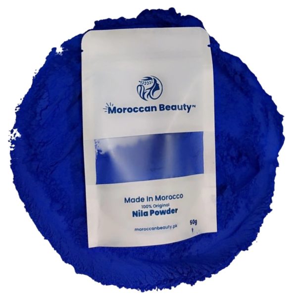 Moroccan Blue Nila Powder – Natural Skin Brightening & Pampering Mask